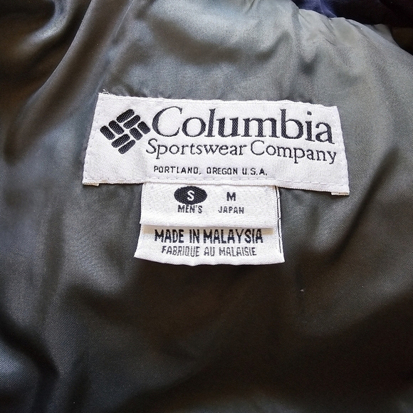 Columbia Green and Navy Winter Jacket with Hood - Picture 9 of 11